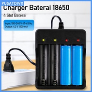 SANJI CHARGER BATTERY CELL 18650 4 SLOT CHARGING RECHARGEABLE BATTERY CHARGE VAPE