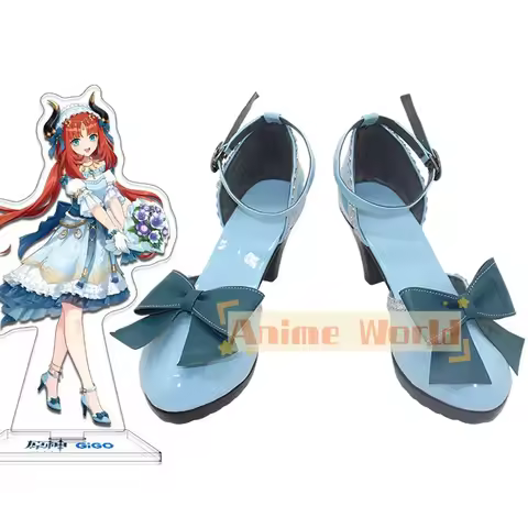 Genshin Impact x GIGO Nilou Cosplay Shoes Custom Made Halloween Carnival Party Props