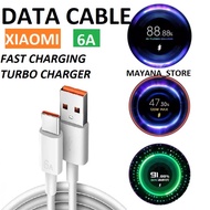 MY$ 1 2026 Data Cable Support Fast Charging Type C Xiaomi 6A 33w 45w 55w 67w 90w 120w MI Turbo Charg