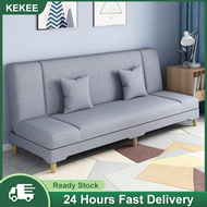 KEKEE Foldable Sofa Bed Small Unit Type Living Room  Fold Dual Purpose And Easy T Use For Rental Housing Economical Lazy Cloth Art Sofa折叠沙发床
