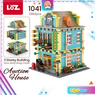 LOZ IDEAS Mini Block 1041 Republic of Auction House Architecture Building Brick 6+ Ages