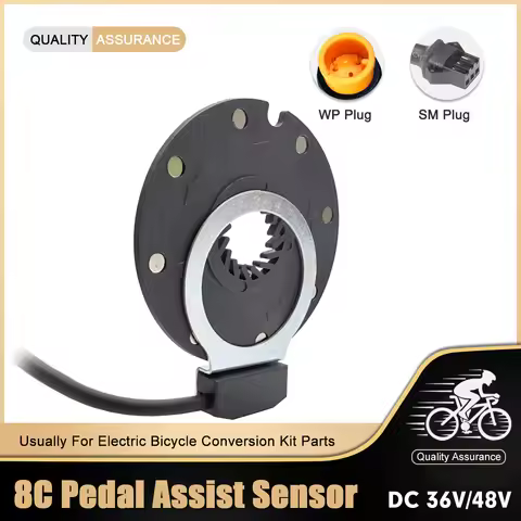 Ebike 8C 8 Signals 8 Magnet Pedal Assist System Electric Bike PAS System Sensor 3pin SM/Waterproof P