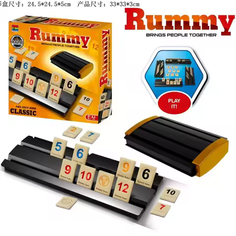Digital Mahjong Game RUMMY GAME Number Matching Multiplayer Board Game Fun Family Friends Social Par