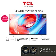 TCL 65" 4K Google TV with HDR 10, Dynamic Color Enhancement 65 inch TV, Dolby Audio 65V6B