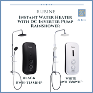 [SG SELLER] Rubine Bow DC Pump Instant Water Heater 3388 Rain Shower Set