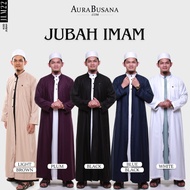 Jubah IMAM Belah Tengah Habib Sunnah Muslim Haji umrah Premium Cotton Kualiti by Aura Busana