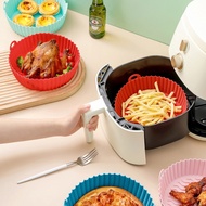 Air Fryers Oven Baking Tray Fried Pizza Chicken Basket Mat Airfryer Silicone Pot Round Replacemen Gr