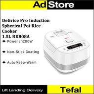 Tefal Delirice Pro Induction Spherical Pot Rice Cooker 1.5L RK808A