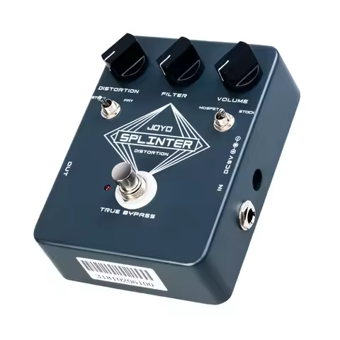 JOYO JF-21 SPLINTER Distortion Guitar Pedal Warm and Dynamic Fuzz Distortion Effects Pedal with Diff