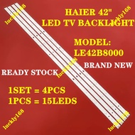 LE42B8000 HAIER 42 INCH LED TV BACKLIGHT ( LAMP TV ) 42B8000 LE42B8000  LE42B310G LT-42C571 LT-42HG82U PLDED4243A LED42D15-01 3034201520V