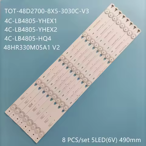 LED Backlight strip 5 lamp For thomson 48FA3203 48FA5423 B48A838U B48A538U T0T-48D2700-8X5-3030C-V3 