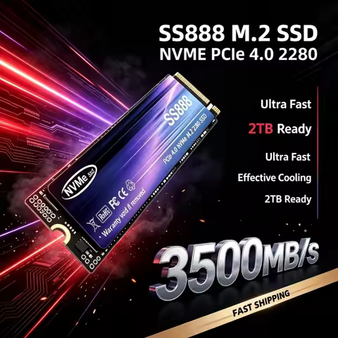 2026 New SS888 M.2 NVMe SSD 500GB 1TB 2TB 4TB 3500MB/s PCIe 4.0 Internal Solid State Hard Disk for L