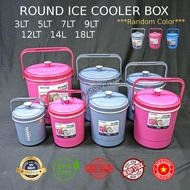Matsu Round Cooler Box Rice Bucket 3LT ~ 18LT Ice Bucket Bekas Nasi Flask Nasi Food container with l