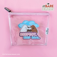 We Bare Bears Cosmetic Pouch / Transparent Mica Character Cosmetic Pouch (Respect)