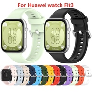 Silicone Strap for Huawei Watch Fit3 Replacement Wrist Band for Huawei Watch Fit 3 Accessories