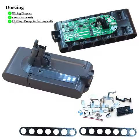 Battery Place case PCB Set for Dyson V11 Complete Extra, Dyson V11 SV14 SV15 Absolute Extra V11 Torq