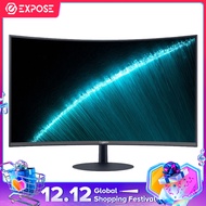 Expose จอมอนิเตอร์ 75HZ จอคอม 27นิ้ว Curved monitor gaming 75HZ จอคอมพิวเตอร์ จอโค้ง จอมอนิเตอร์ 192