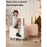 SG Seller Child RIde on Cabin Suitcase Check in Size Baggage 20 inch Luggage 6 Wheels