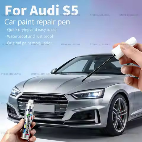Car Paint Repair Pen Touch Up Scratch Remover DIY Auto Accessories For Audi S5 Black Orange 3F Blue 