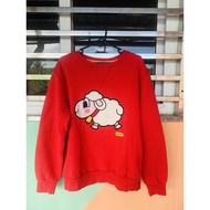 sweatshirt pancoat merah