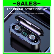 Original F9 UPGRADE TWS 5.0 Bluetooth Earphones Wireless Earbuds LED Display Touch Control Headset A