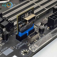 USB 3.1 Type C Front Panel Socket Board USB3.0 19Pin to TYPE-E 20Pin Module