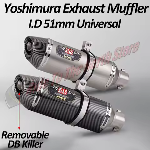 Yoshimura Exhaust Pipe DB Killer For 250NK 800NK 450SR CBR300 CBR400 CB400X CBR650R Ninja400 ZX4RR M