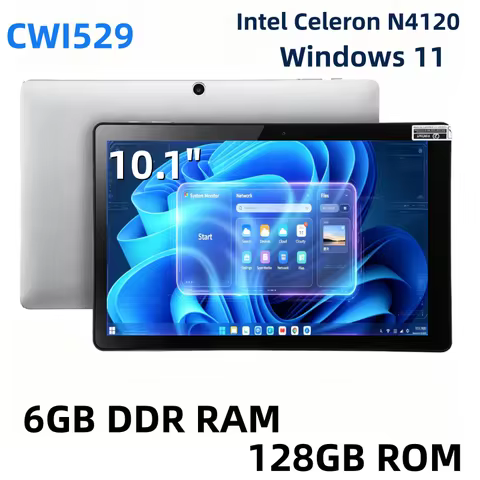 6GB DDR RAM 128GB ROM 10.1 INCH Windows 11 Tablet 64-bit Intel Celeron Processor N4120 CPU 1920*1200