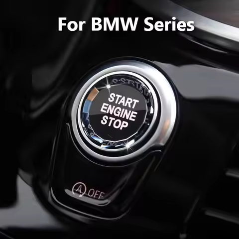 For BMW X1 X2 X3 X5 X6 F20 F21 F22 F23 F30 F34 F10 Crystal Engine Start Stop Button One - Click Star