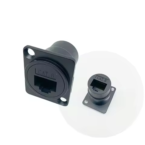 RJ45 CAT6 straight-through module network cable interface data connection straight-through socket Ty