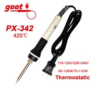 GOOT Thermostat Electric Soldering Iron 420 C Fixed-Temperature Soldering Tool PX-342