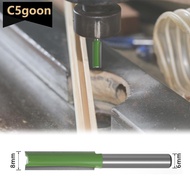 C5GOON 1/7Pcs 6MM 1/4" Shank Flush Trim Router Bit Tungsten Carbide Single Double Flute Router Bit W