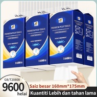 [6Packs] Zenho Tisu Gantung 5 Lapis Super Lembut - 9600 helai - Saiz 160mm x 175mm