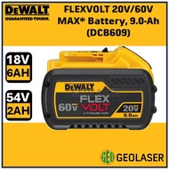 DeWALT FLEXVOLT 20V/60V MAX DCB609 XR 9Ah Battery DCB609 FOR CORDLESS POWER TOOLS