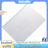 E7G-White Clear Size A5 Paper Slider Zip Closure Folders Files Bags 20 Pcs