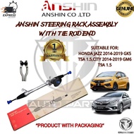 #ANSHIN# JAPAN STEERING RACK ASSEMBLY WITH TIE ROD END HONDA JAZZ 2014 GK5 T5A,CITY 2014 GM6 T9A (AS