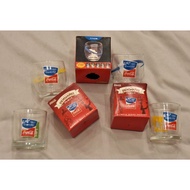 Coca-Cola Olympic Games Athens 2004 Collectible Glass Rare Product Set Of 2 Lucky Mascots (With Comp