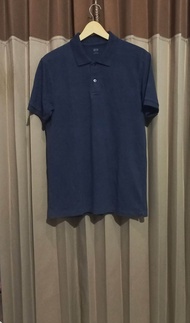 Thrift kaos polo shirt Uniqlo second branded