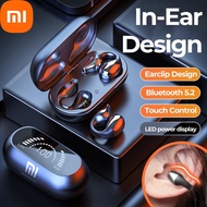 Xiaomi S03 Wireless Earphones Headphones Bluetooth 5.2 Touch Control With Microphone LED Screen Sport Clip On Waterproof Headset Over The Ear Headphon