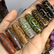 Dzi Bead 4cm Green, Brown, black Chaisen, ruyi, Shambala, 9Eyes