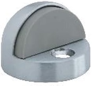 Ives FS17 Cast Brass Floor Door Stop 1 11/32" Overall Height 1 3/4" Base Diamete, Satin Chrome