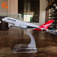 Qantas Airways Airbus 380 Airplane Model Air Australia A380 Alloy Diecast Aircraft Aero Plane Collec