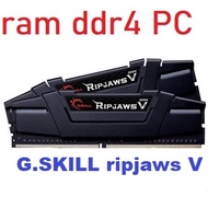 Ram ddr4 pc kit 16gb G.SKILL ripjaws V (2x8GB instant). buss 2666 / 3200 / 3600..as shown..specializ