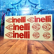 Stiker Cutting Sepeda Cinelli Bike Sticker Sepeda Fixie MTB Road bike Cinelli