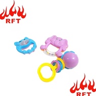 3pc Handheld RATTLE Toy SET HAND GRIP BABY TOYS 3001pc RANDOM