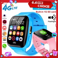 4G Game Smart Watch Kids Phone Call Music Play Flashlight 6 Games With 1GB SD Card Smartwatch Clock For Boys Girls Gifts