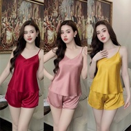 AMANTA Two-Piece Silk Pajamas Set AMTS02 Home Wear