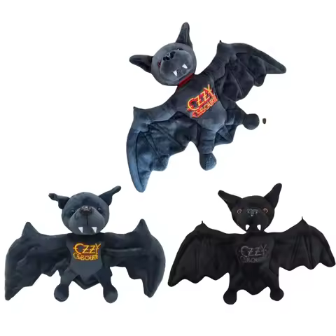 New Ozzy Osbourne Bat Plush Game Animation Surrounding High-Quality Children Birthday Gifts and Holi