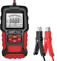 Car Battery Tester, 12V & 24V, 3~400AH, 40-2000CCA, Digital Automotive Battery Analyzer, Internal Re