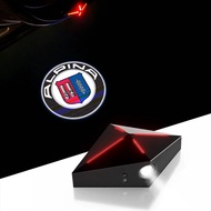 for alpina bmw b3 b4 b5 b6 b7 c2 d3 d4 d5 xd3 xd4 2pcs Car door welcome warning light accessories